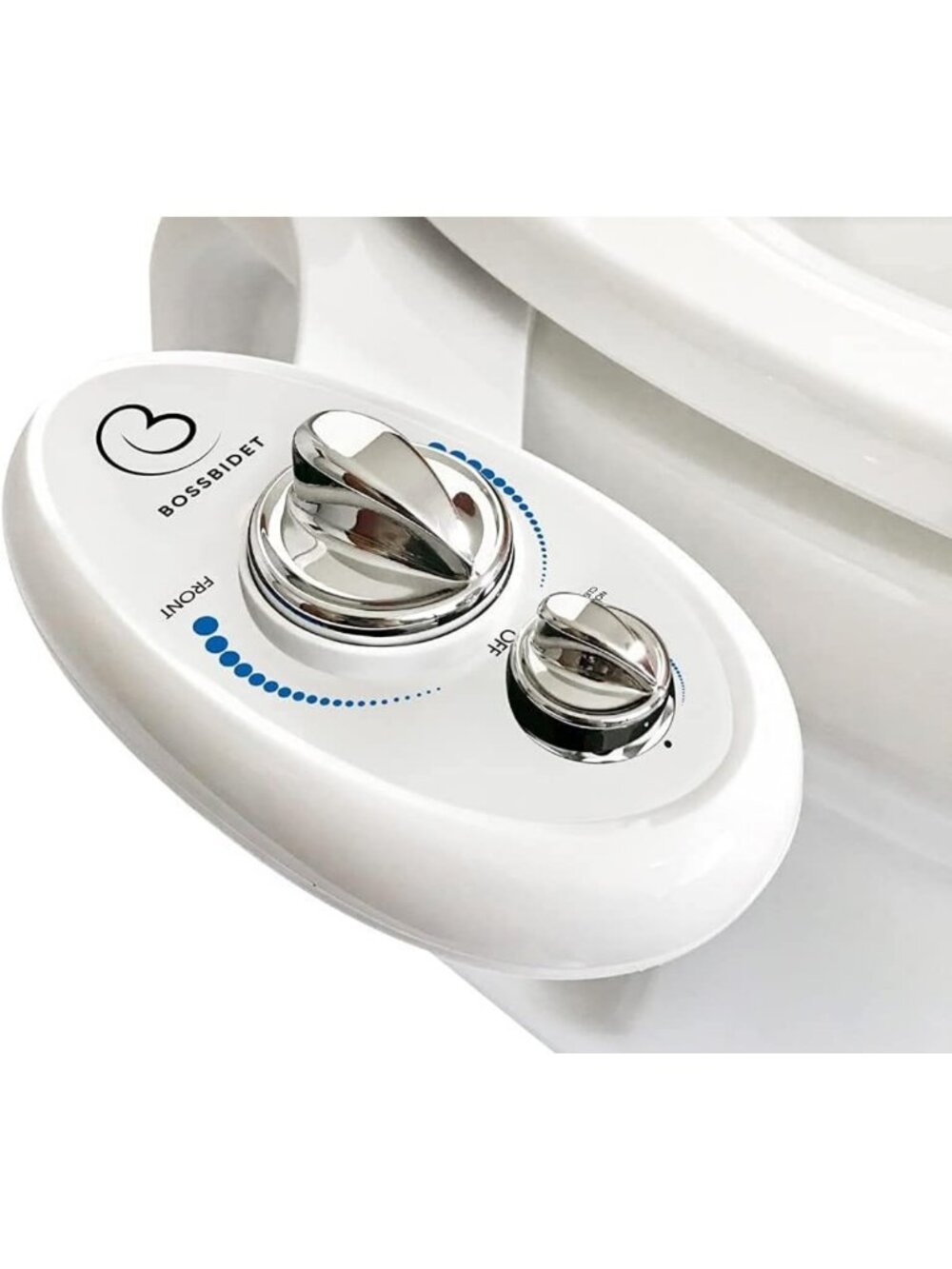 Luxury Bidet Attachment - Dual Nozzles, Self-Cleaning, Non-Electric Toilet